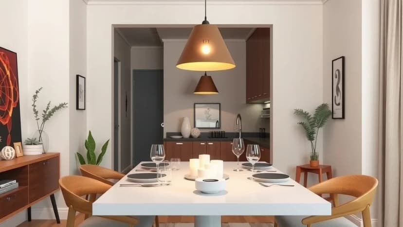 Vilken lampa passar bäst över matbordet